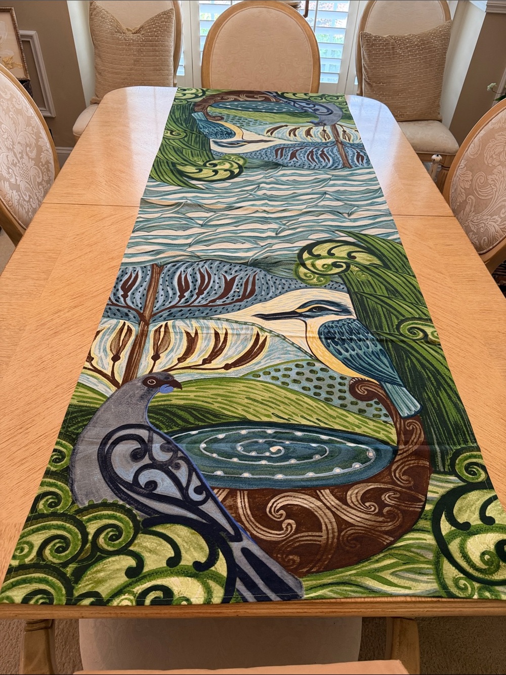 Pauanesia New Zealand Themed Table Runner